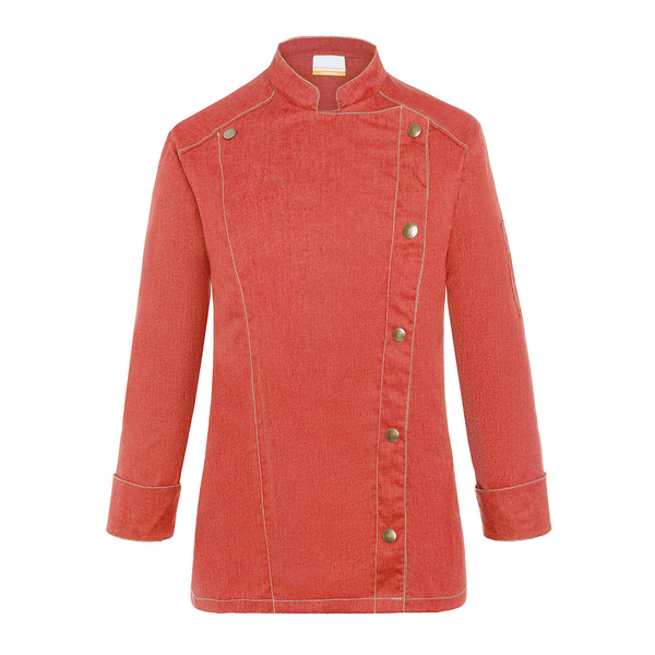 (6 stuks) KARLOWSKY | Dames Koksjas Jeans Stijl - Vintage Rood - Maat: 34