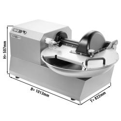 Commercial horizontal cutter - 20 litres - 2.4 kW - 230 V -  600 - 2600 rpm