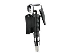 Sprey Tabancası 1000 - 150mm el duşu başlığı - krom kaplı metal gövde, plastik tutma sapı, 1/2" dişli bağlantı & duvar askısı dahil - 60x30x150mm