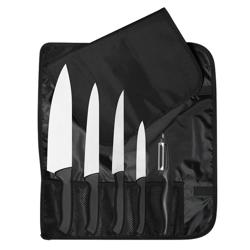 Set de couteaux Ecco - Acier inoxydable|avec trousse enroulable