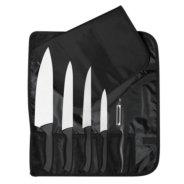 Messer-Set Ecco mit Rolltasche - 5-teilig