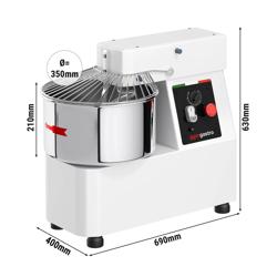 Teigknetmaschine - 22 Liter / 18 kg - mit festem Kessel - Timerfunktion