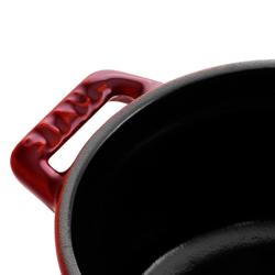 STAUB | Mini Cocotte Round Enamelled Cast Iron Casserole Dish – Ø10 cm – Grenadine Red
