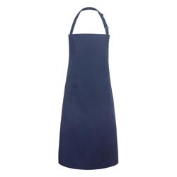 (6 pieces) KARLOWSKY | Basic Chef Bib Apron with Pocket – Navy - 750×900 mm - 2-Section Pocket