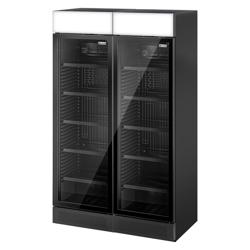 (2 st) Dryckeskyl - 690 liter - ramlös design - med reklamdisplay