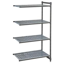 CAMBRO | Camshelving® - Basics Plus - Estante extensível - 1023 mm - com 4 prateleiras com ranhuras