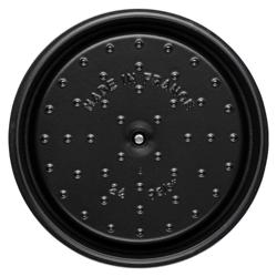 STAUB | Cocotte Round Enamelled Cast Iron Casserole Dish – Ø 300–340 mm – Dark Blue