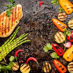 Lávaköves gázgrill - 8 kW - Szabadon álló kivitel - inkl. alsó állvány