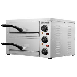 Mini forno per pizza - 475x560mm - 1+1 pizze Ø33cm - 300°C - Meccanico