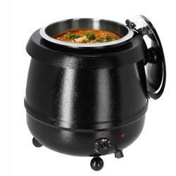 Olla sopera eléctrica / Calentador de sopa - 9L - Negro