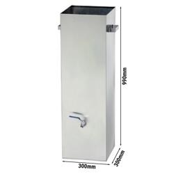 Piliç Izgara Şişleri İçin Temizleme Tankı - 300 x 300 x 990 mm