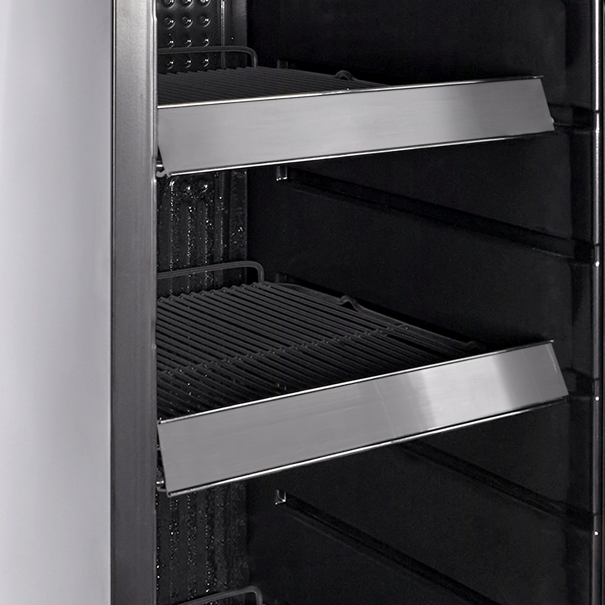 GASTRO-COOL | Vitrine réfrigérée à boissons - 212 litres - étroit - avec 1 porte en verre - Noir
