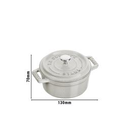 STAUB | LA COCOTTE - Mini Cocotte - Ø 100mm - Gjutjärn - Vit tryffel