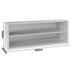 کابینت دیواری اکونومی استیل - 1800*400 میلیمتر -  بدون درب کشویی - 650 میلیمتر ارتفاع