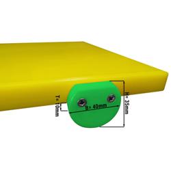 Butée pour planche à découper - Vert