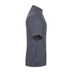 KARLOWSKY | Kurzarm Damenkochjacke Jeans-Style - Vintage Black - Größe: 42