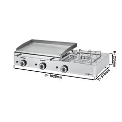 Gazowa płyta grillowa - 8,7 kW - z kuchenką  gazową	