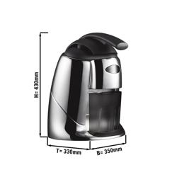 Commercial Electric Fruit Juicer - Dual Cones, Lever Arm - 570 W - Silver