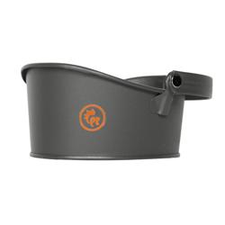 Koszyk do serwowania SNACKHOLDER - prostokątny - 195x160mm - Szary - z 1 uchwytem