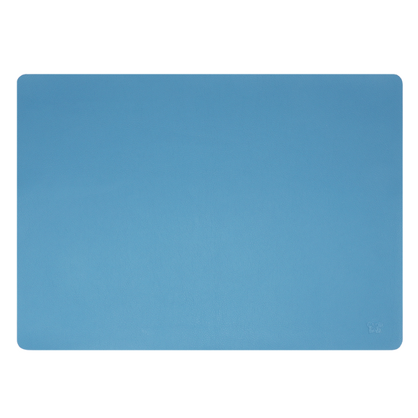 (144 stuks) Placemats James - in elegante lederlook - 33 x 46 cm - Petrol	 