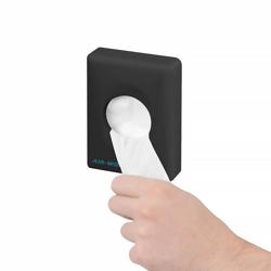 AIR-WOLF | Sanitaire zakjesdispenser voor maximaal 25 hygiënezakjes - ABS kunststof - Antraciet