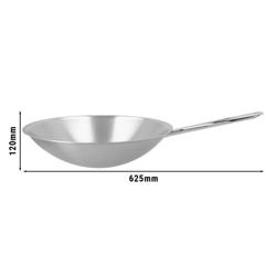 DEMEYERE | Round-Bottom Stainless Steel Wok Pan – Ø36 cm - Induction-Ready - Dishwasher-Safe