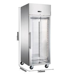 Bagerikylskåp ECO - 0,74 x 0,97 m - 1 glasdörr