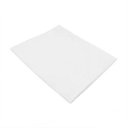 (50 pcs) Serviette de table satin uni en coton Porto - 50x50cm - Blanc
