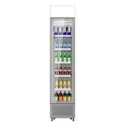 Drankenkoelkast - 435mm - 145L - frameloze glasdeur - met 1 glasdeur & lichtbak - digitaal display