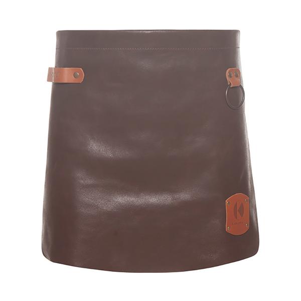 Karlowsky - corbata de cuero - moka