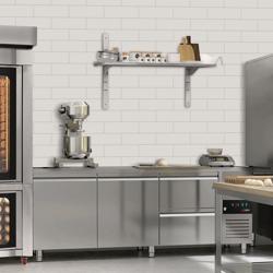 Paslanmaz Duvar Rafı ECO - 1200x300mm - 1 katlı