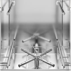 Dubbelwandige vaatwasser 66,5x66,5cm - Digitaal - 12,20kW - met wasmiddelpomp & naspoelmiddelpomp