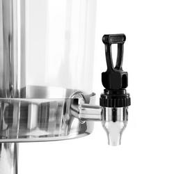 Sapdispenser - 3x 7,5 liter - Roestvrij staal