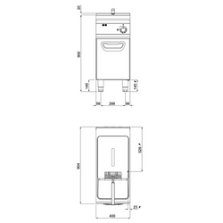 Frigider electric - 22 litri - 22 kW