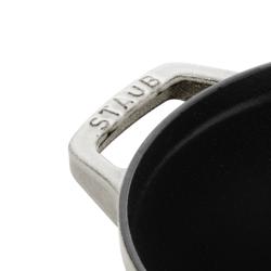 STAUB | LA COCOTTE - Kookpot - Ø 240mm - Gietijzer - Witte truffel