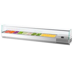 Chladicí nástavná vitrína PREMIUM PLUS - 2300x353 mm - 11× GN 1/4