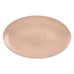 (2 pieces) SELTMANN WEIDEN | Rectangular Coupe Serving Platter – 400x255 mm - Rose Pink - Porcelain