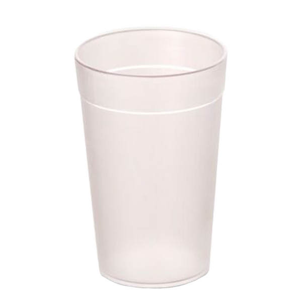 Polykarbonat glas mjölk - 200 ml - set med 100 stycken