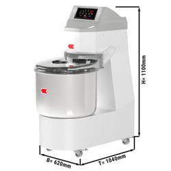 Bäckerei-Spiralteigknetmaschine -  60 Liter / 35 kg - 2 Geschwindigkeiten - mit festem Kessel