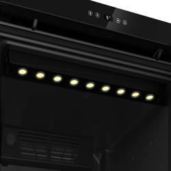 Wijnklimaatkast - Zwart - 1 zone - 360 liter - 60 flessen (0,75l) - glazen deur