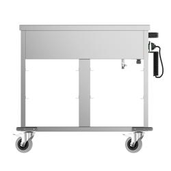 Chariot bain-marie thermique - 1 kW - 2 x GN 1/1 - température de cuve réglable en commun