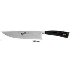 BERKEL | Elegance Utility Kitchen Knife – 20 cm - Gloss Black Resin Handle