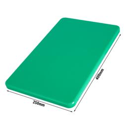 Commercial Chopping Board – 250 × 400 mm – HACCP Compliant Cutting Board – Green