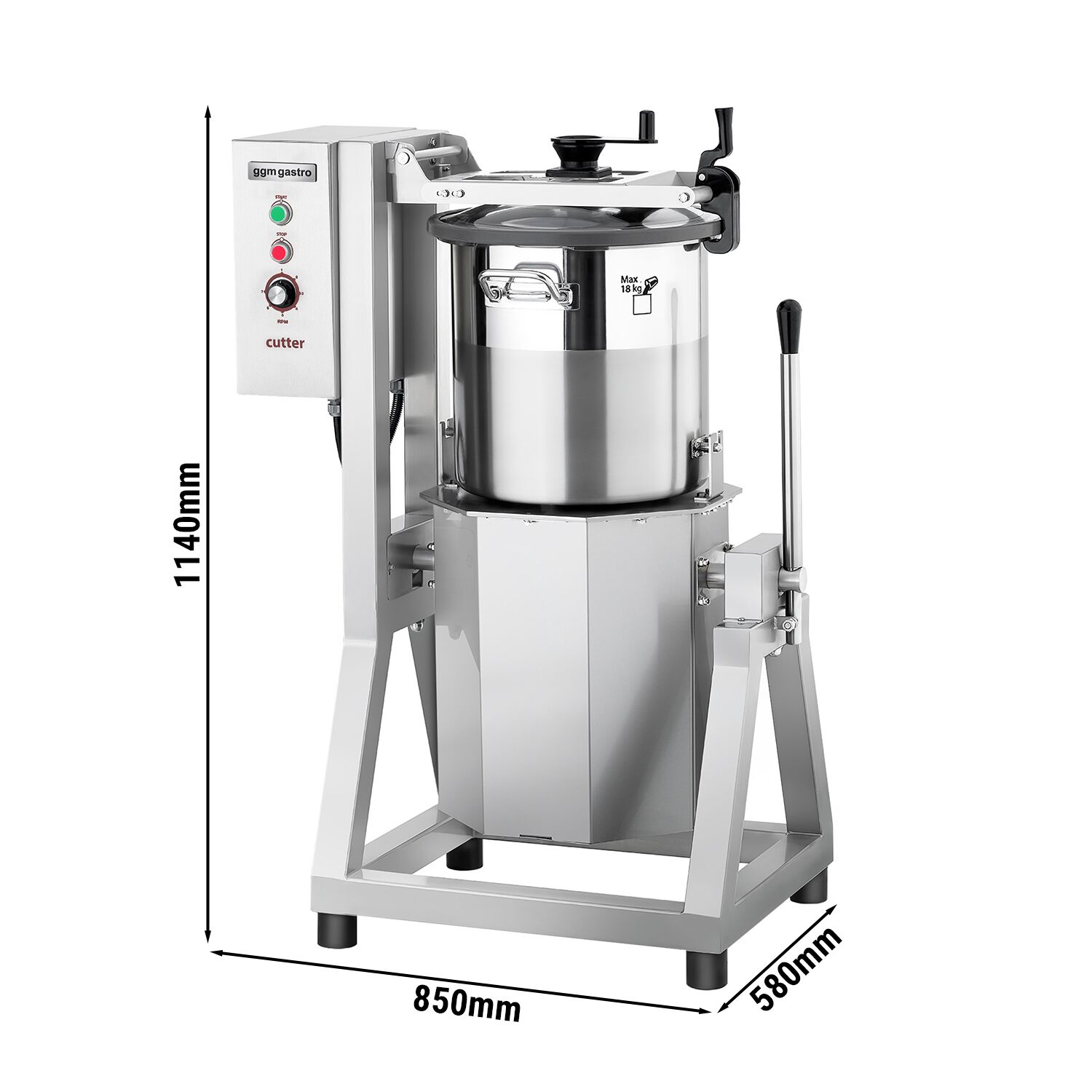 Cutter mélangeur - 7,5kW - 400V