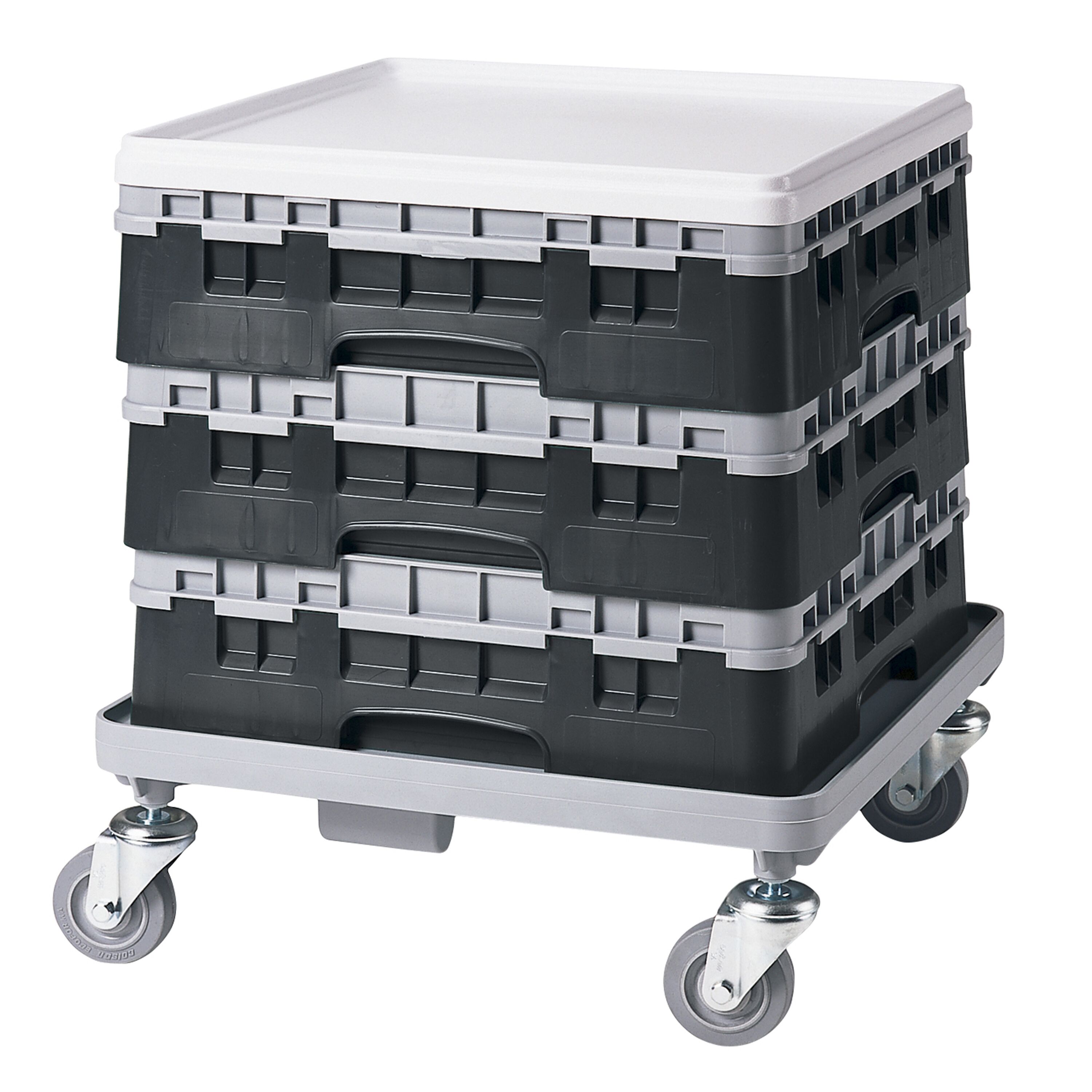 CAMBRO | CAMRACK® - Panier à verres 1/1 - 30 compartiments - avec 1 extension - 500x500mm - Noir