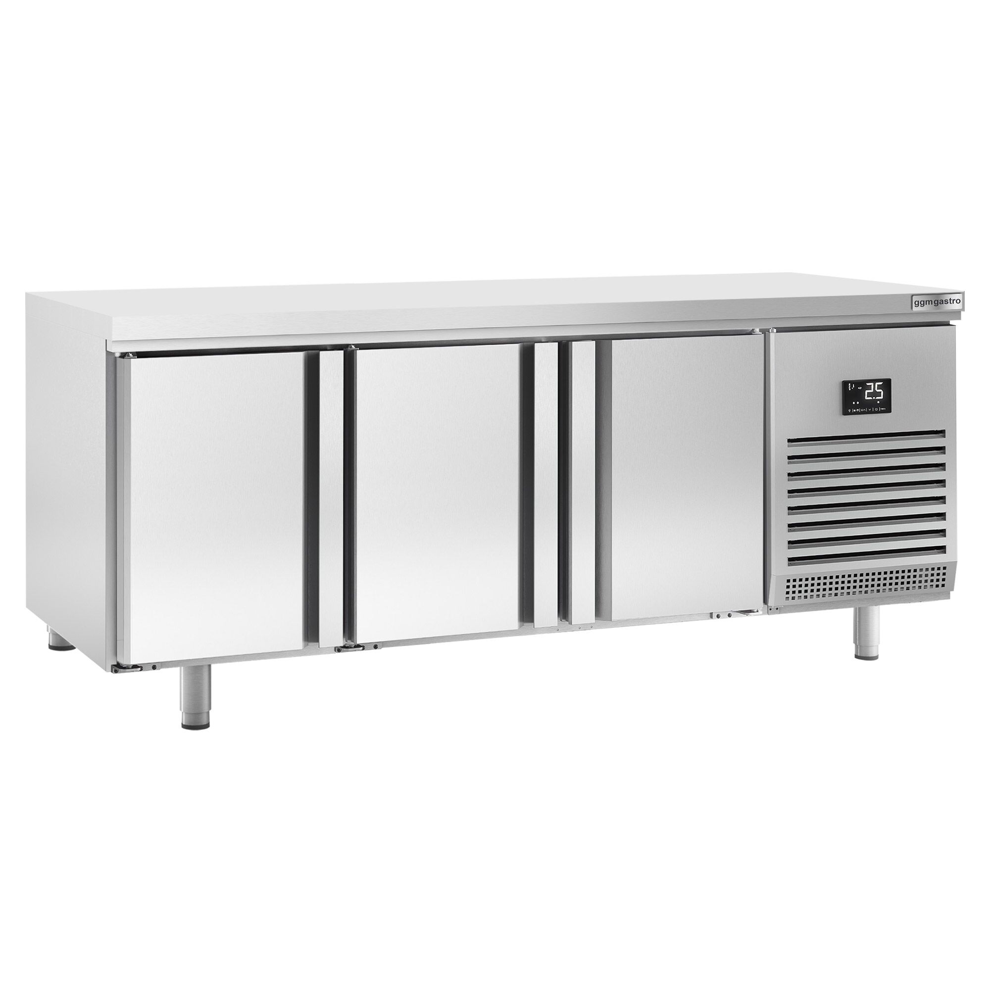 Table réfrigérée de boulangerie Premium PLUS - 2185x800 mm - avec portes des deux côtés