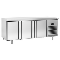 Bakkerij koelwerkbank Premium PLUS - 2185x800mm - met deuren aan beide zijden