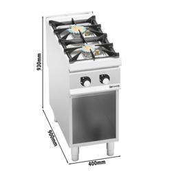 Fourneau à gaz – avec 2 brûleurs – 16 kW