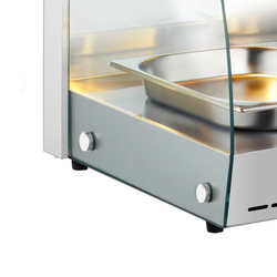 Warmhoudvitrine - 560mm - Roestvrij staal