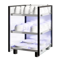 Fincan Isıtma Makinesi - 100W - 3 Raflı - Elektrikli - 304x373x448mm